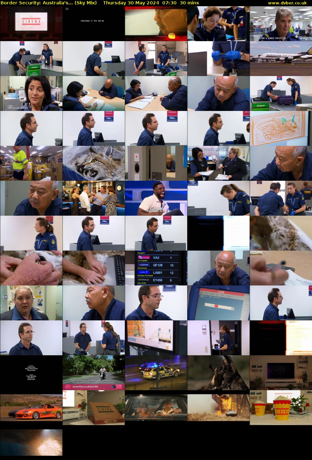 Border Security: Australia's... (Sky Mix) Thursday 30 May 2024 07:30 - 08:00