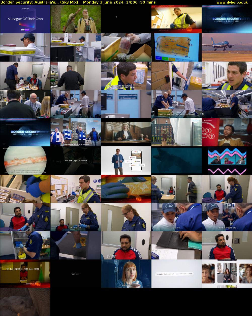 Border Security: Australia's... (Sky Mix) Monday 3 June 2024 14:00 - 14:30