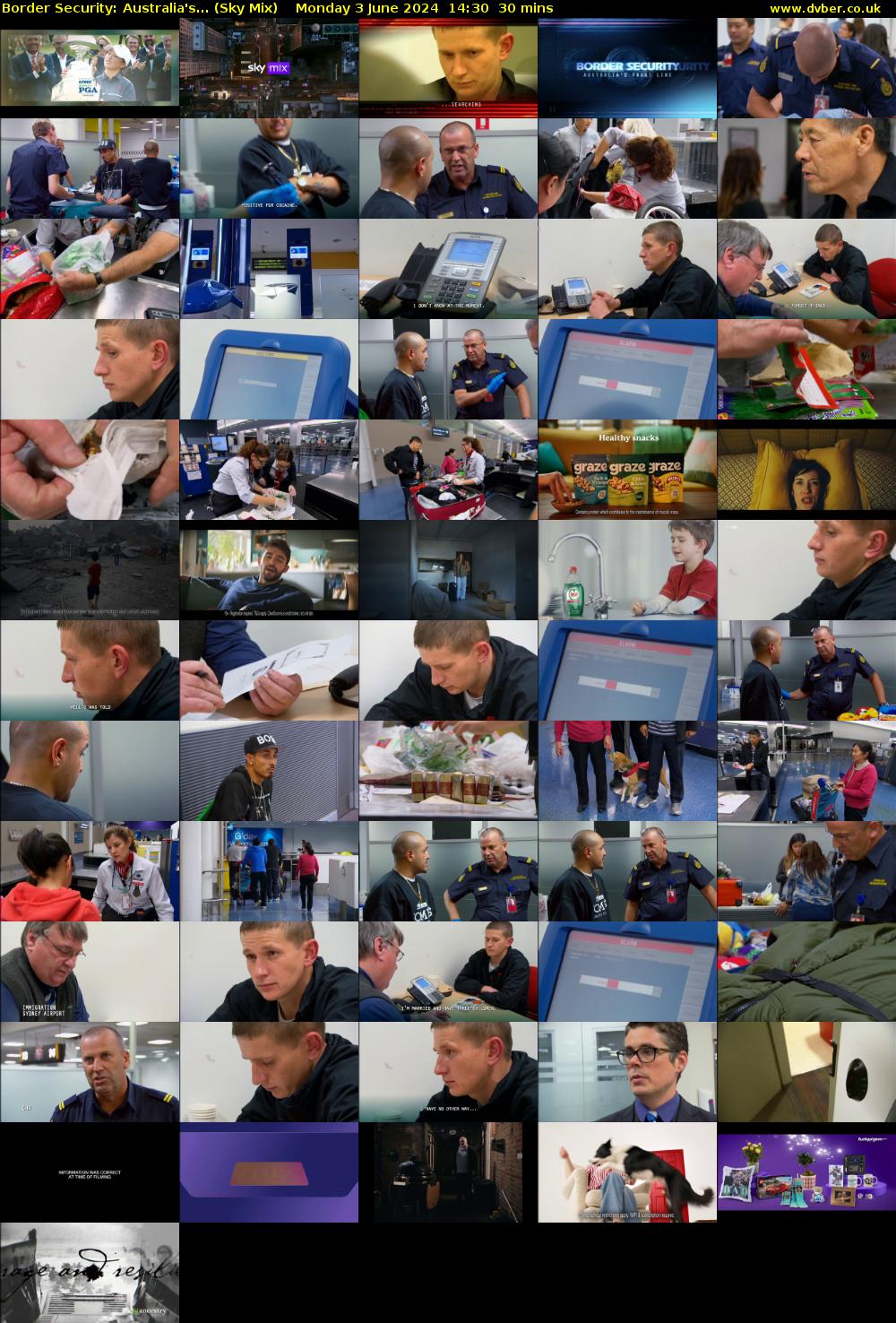 Border Security: Australia's... (Sky Mix) Monday 3 June 2024 14:30 - 15:00