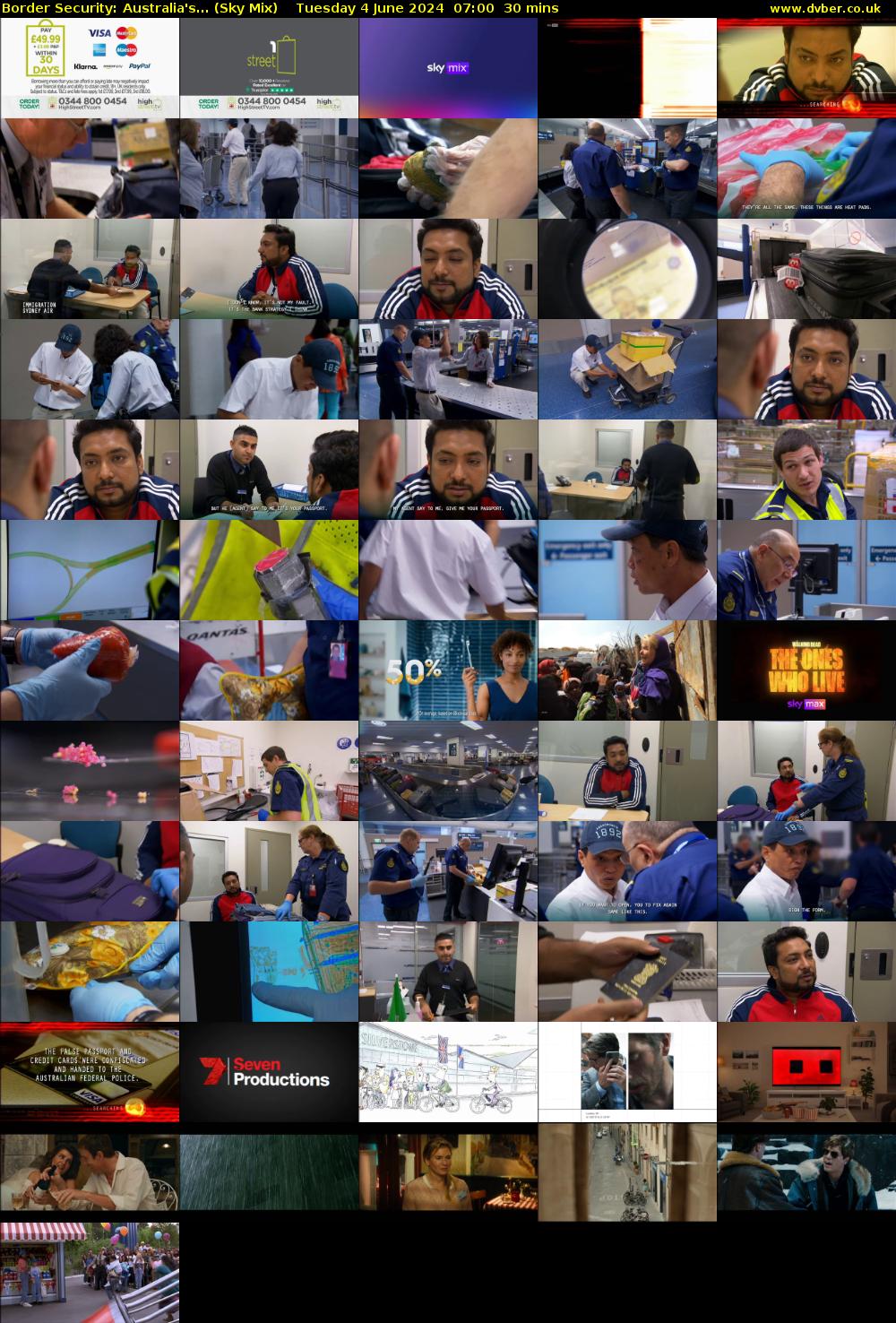 Border Security: Australia's... (Sky Mix) Tuesday 4 June 2024 07:00 - 07:30