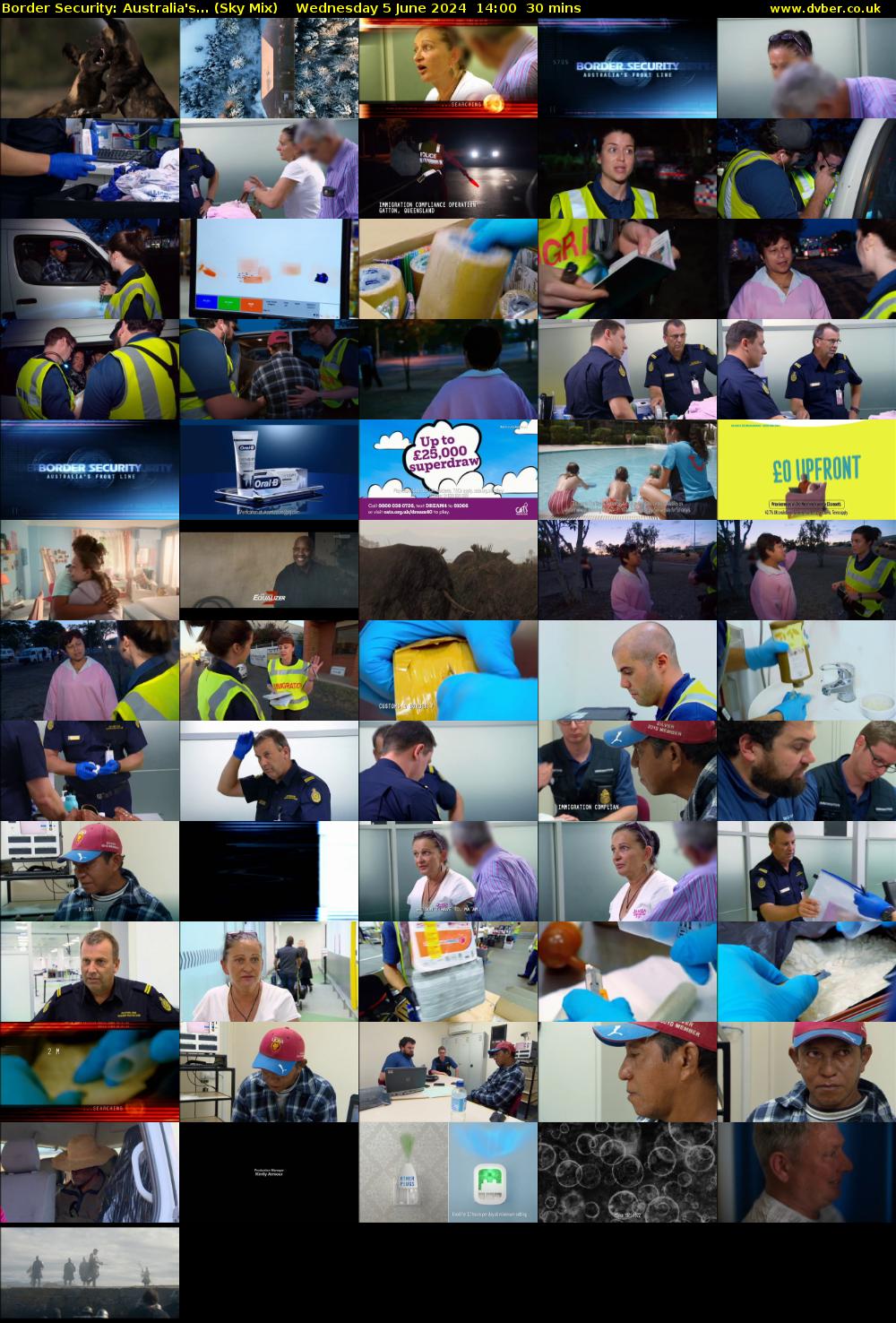 Border Security: Australia's... (Sky Mix) Wednesday 5 June 2024 14:00 - 14:30