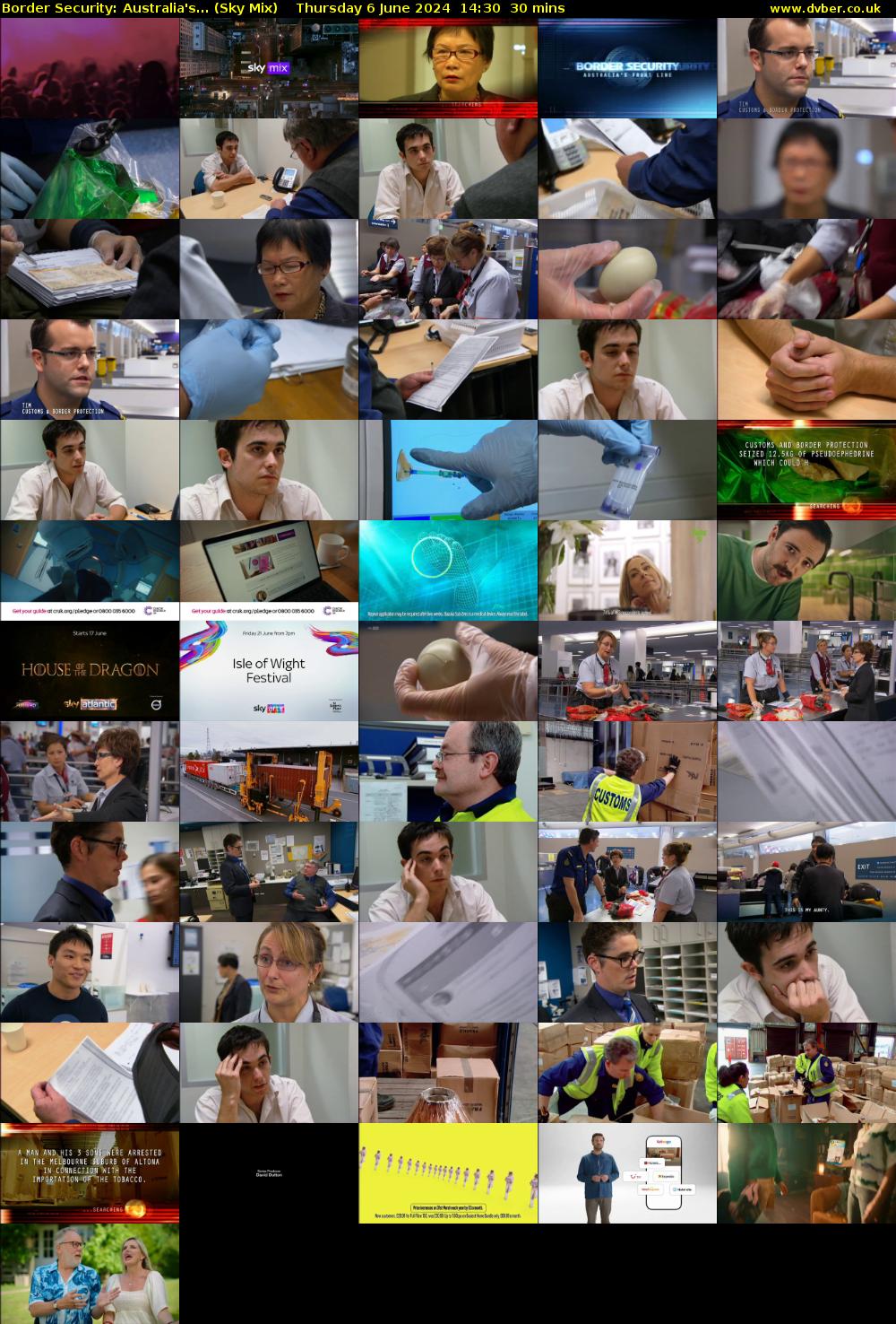Border Security: Australia's... (Sky Mix) Thursday 6 June 2024 14:30 - 15:00