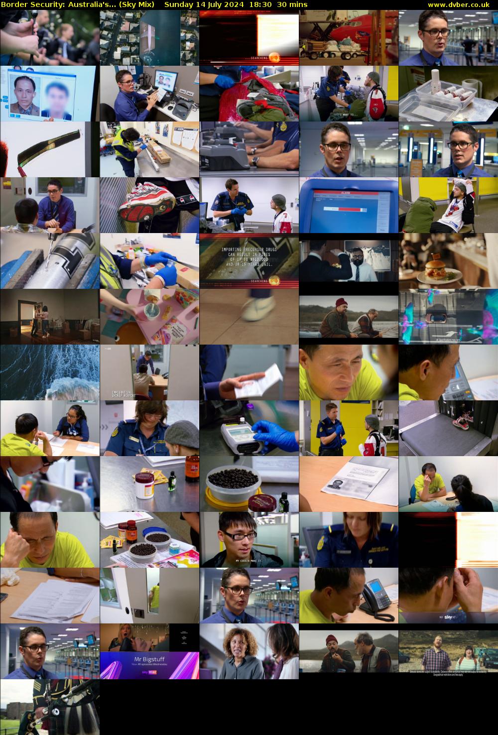Border Security: Australia's... (Sky Mix) Sunday 14 July 2024 18:30 - 19:00