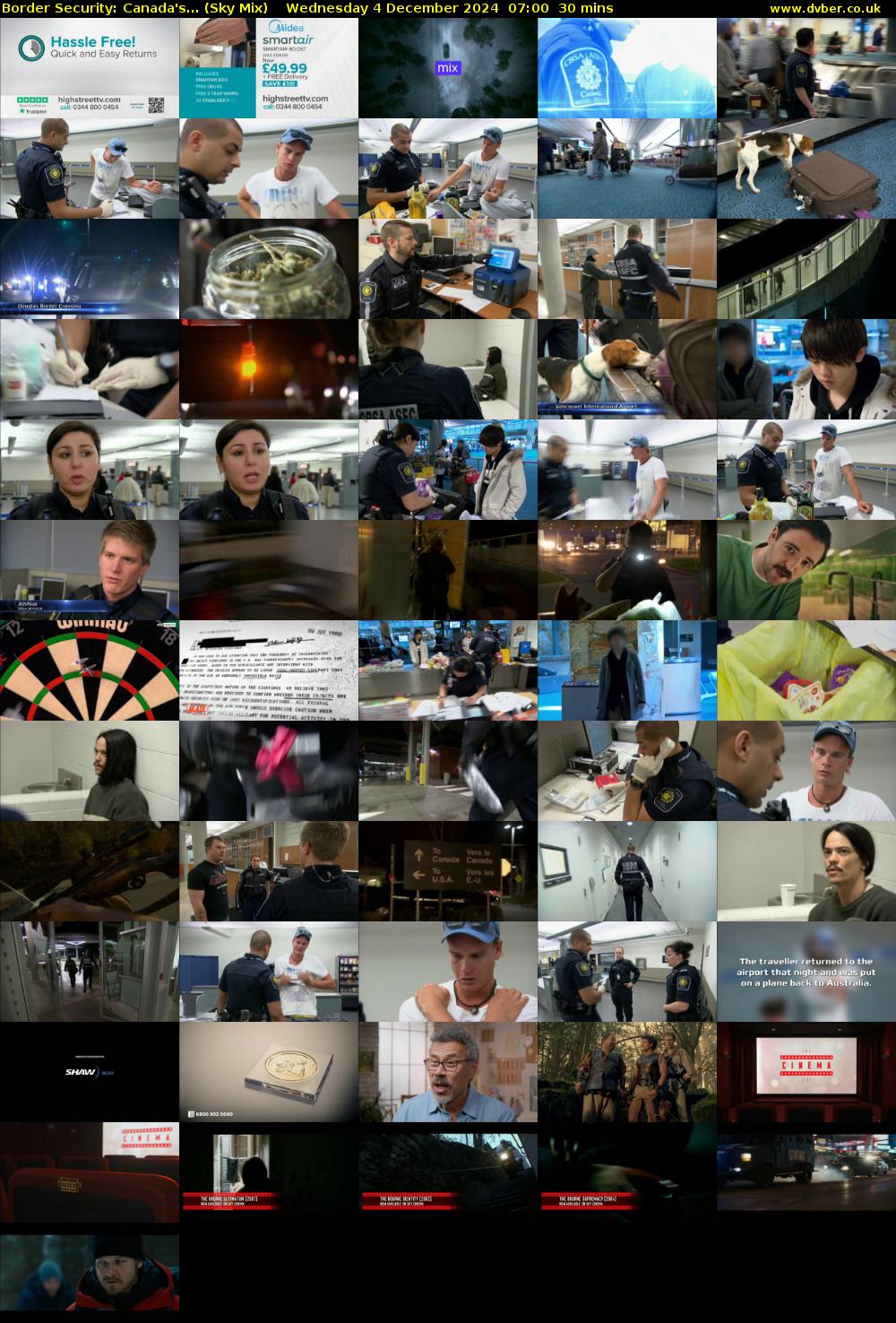 Border Security: Canada's... (Sky Mix) Wednesday 4 December 2024 07:00 - 07:30