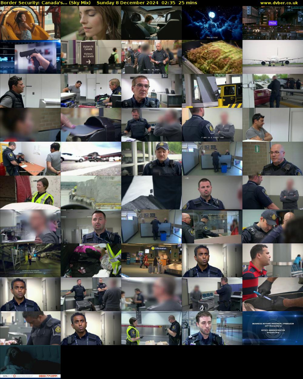 Border Security: Canada's... (Sky Mix) Sunday 8 December 2024 02:35 - 03:00