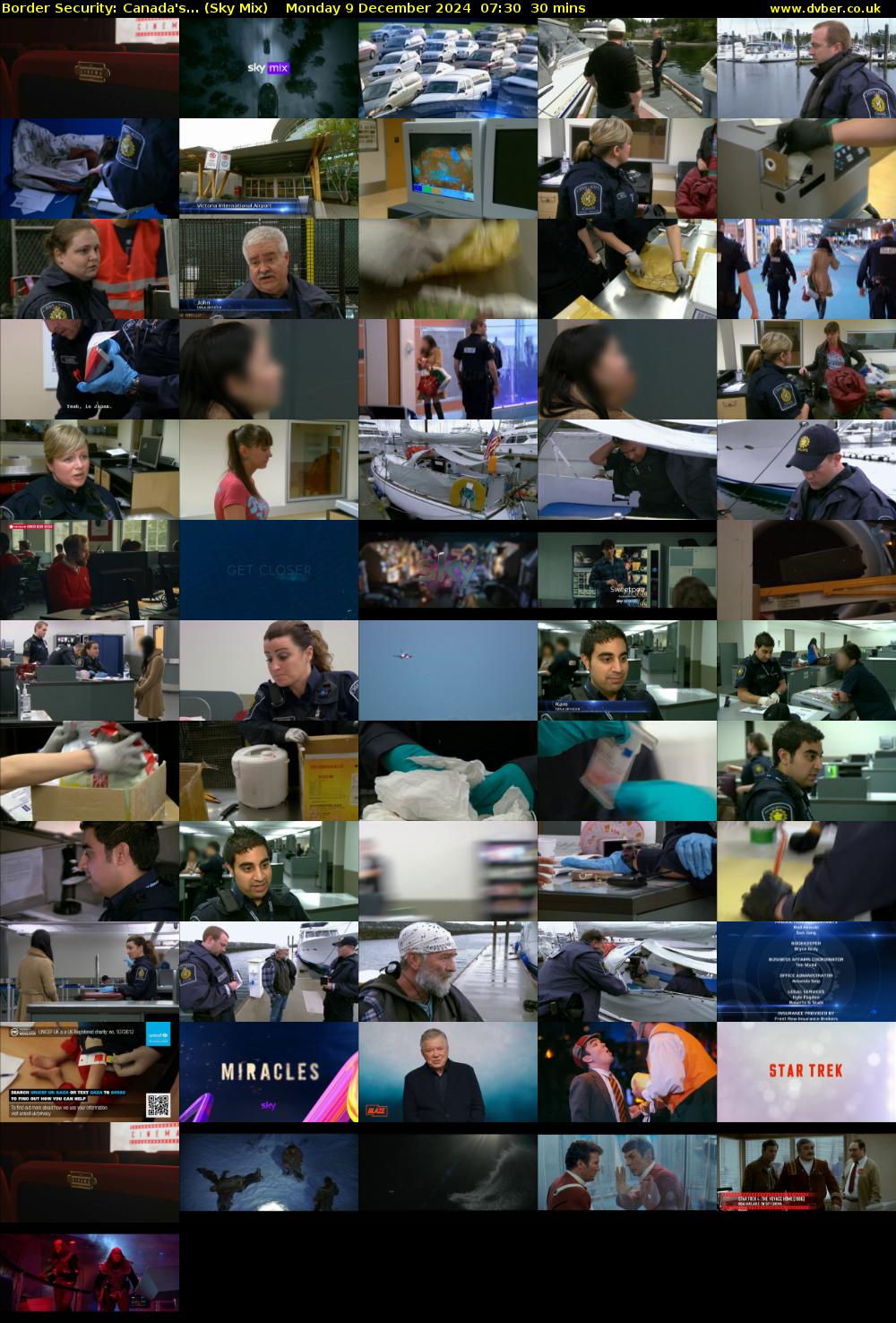 Border Security: Canada's... (Sky Mix) Monday 9 December 2024 07:30 - 08:00