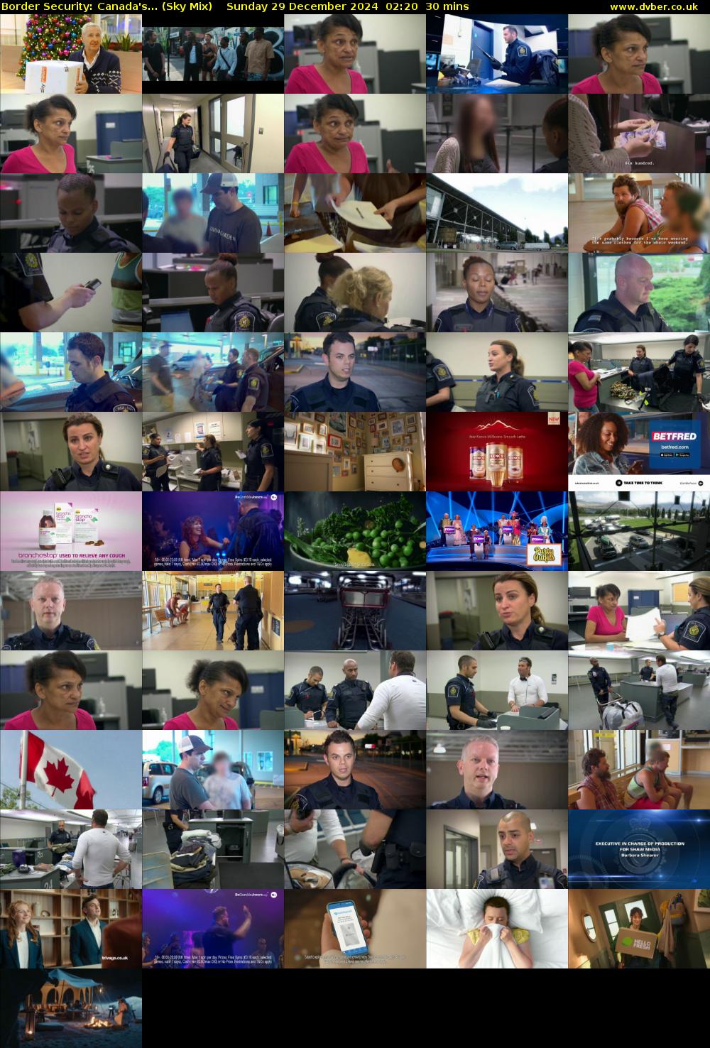 Border Security: Canada's... (Sky Mix) Sunday 29 December 2024 02:20 - 02:50