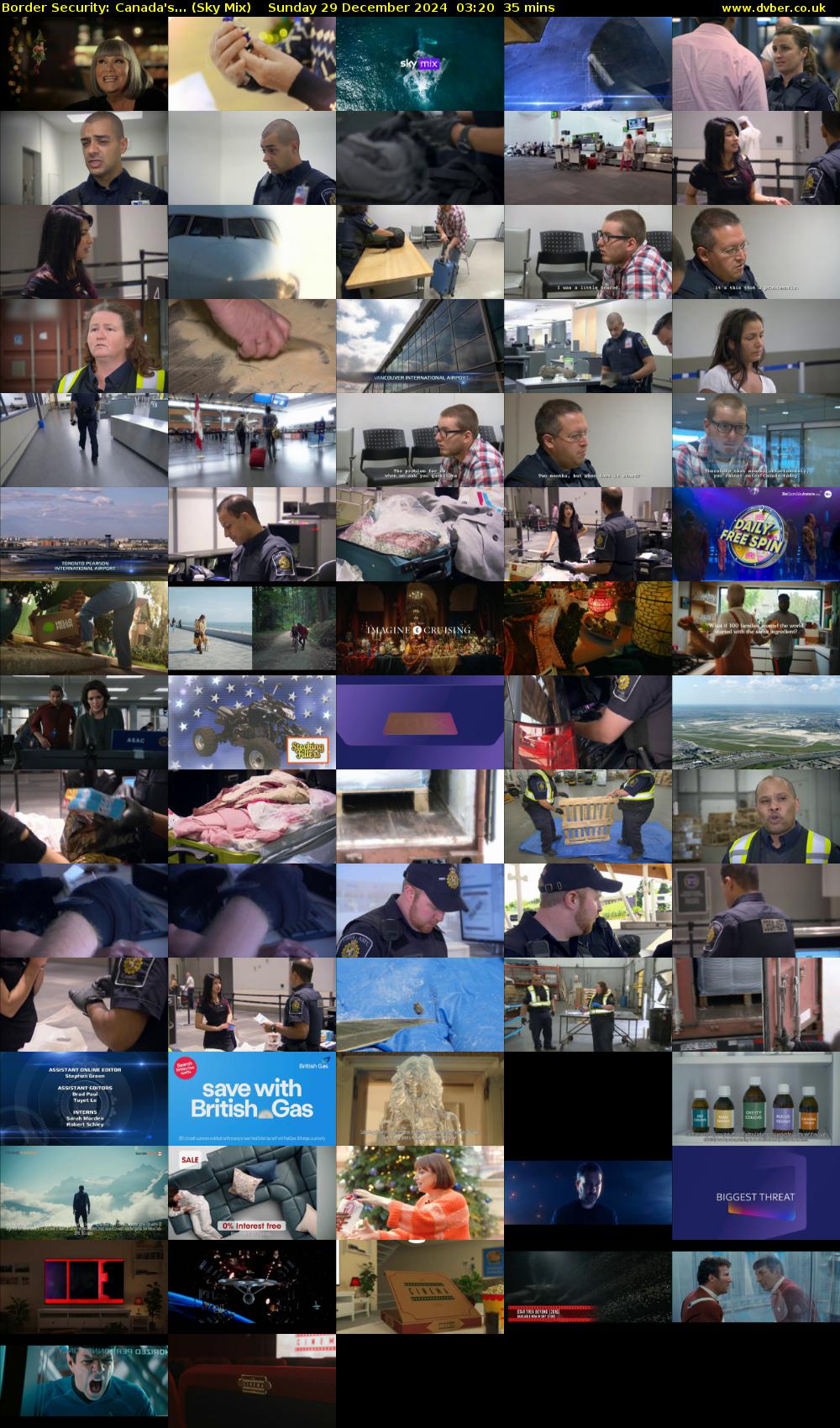 Border Security: Canada's... (Sky Mix) Sunday 29 December 2024 03:20 - 03:55