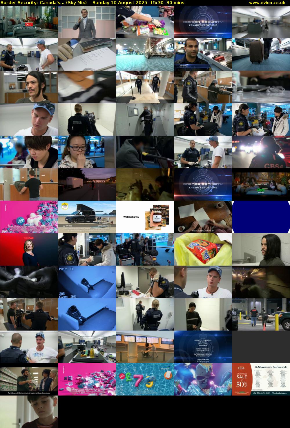 Border Security: Canada's... (Sky Mix) Sunday 10 August 2025 15:30 - 16:00