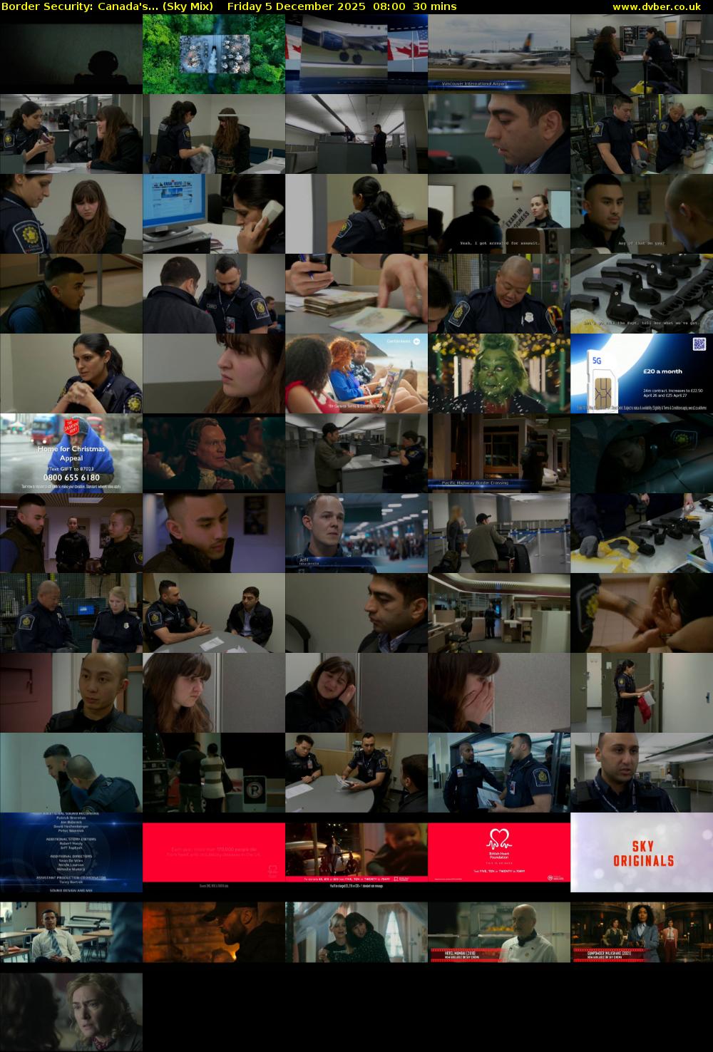 Border Security: Canada's... (Sky Mix) Friday 5 December 2025 08:00 - 08:30