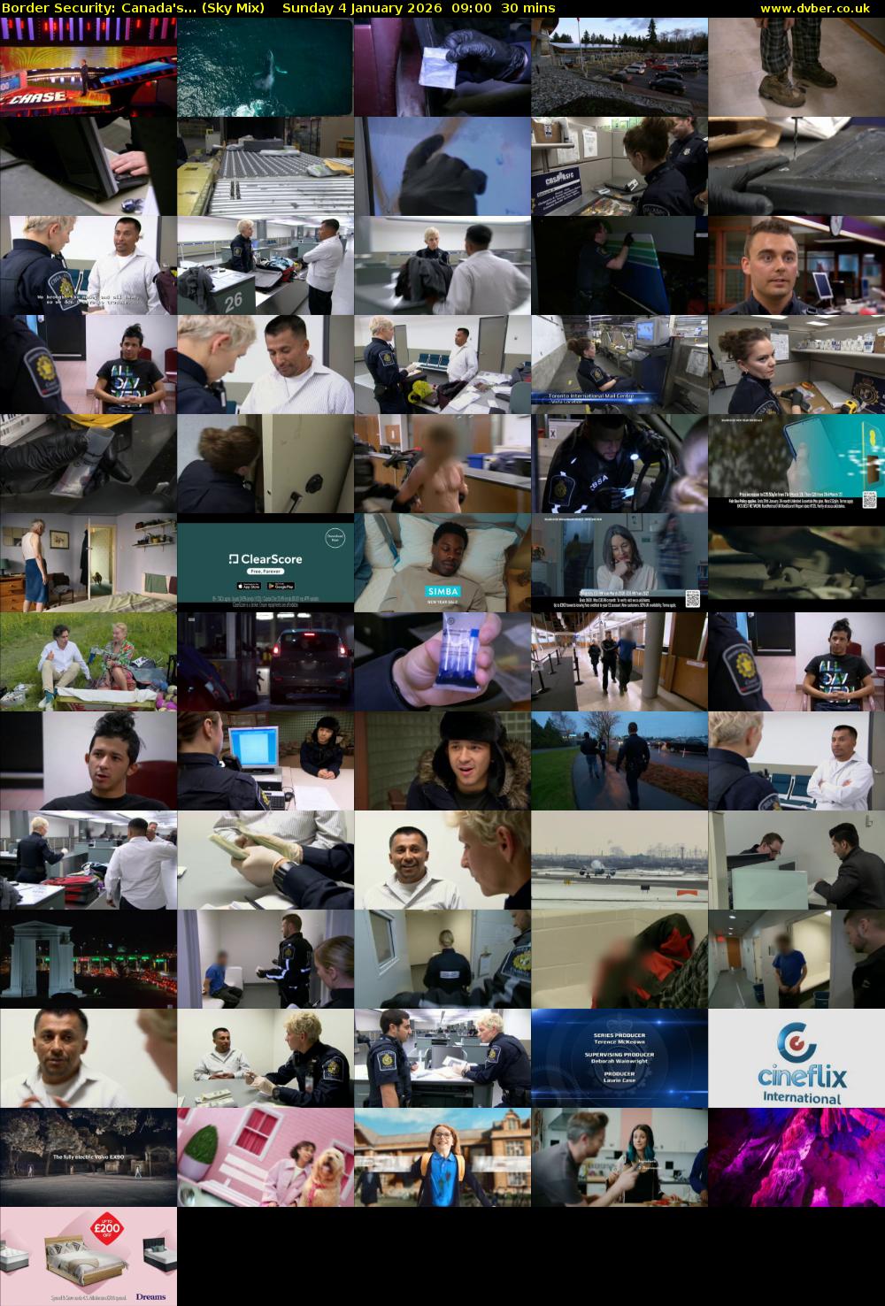 Border Security: Canada's... (Sky Mix) Sunday 4 January 2026 09:00 - 09:30