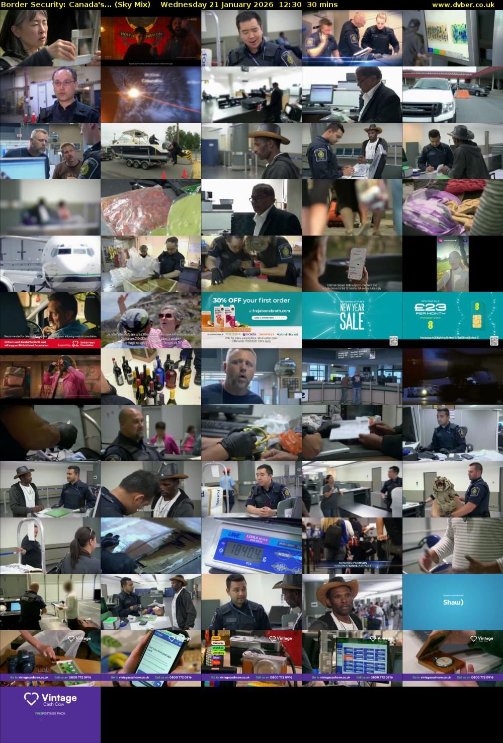 Border Security: Canada's... (Sky Mix) Wednesday 21 January 2026 12:30 - 13:00