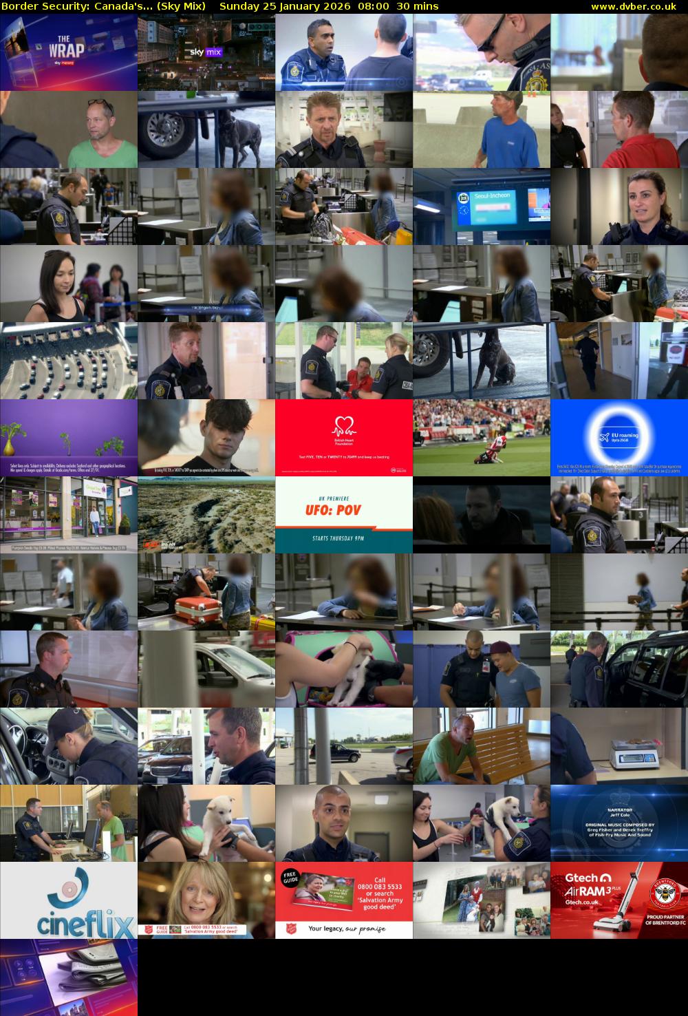 Border Security: Canada's... (Sky Mix) Sunday 25 January 2026 08:00 - 08:30