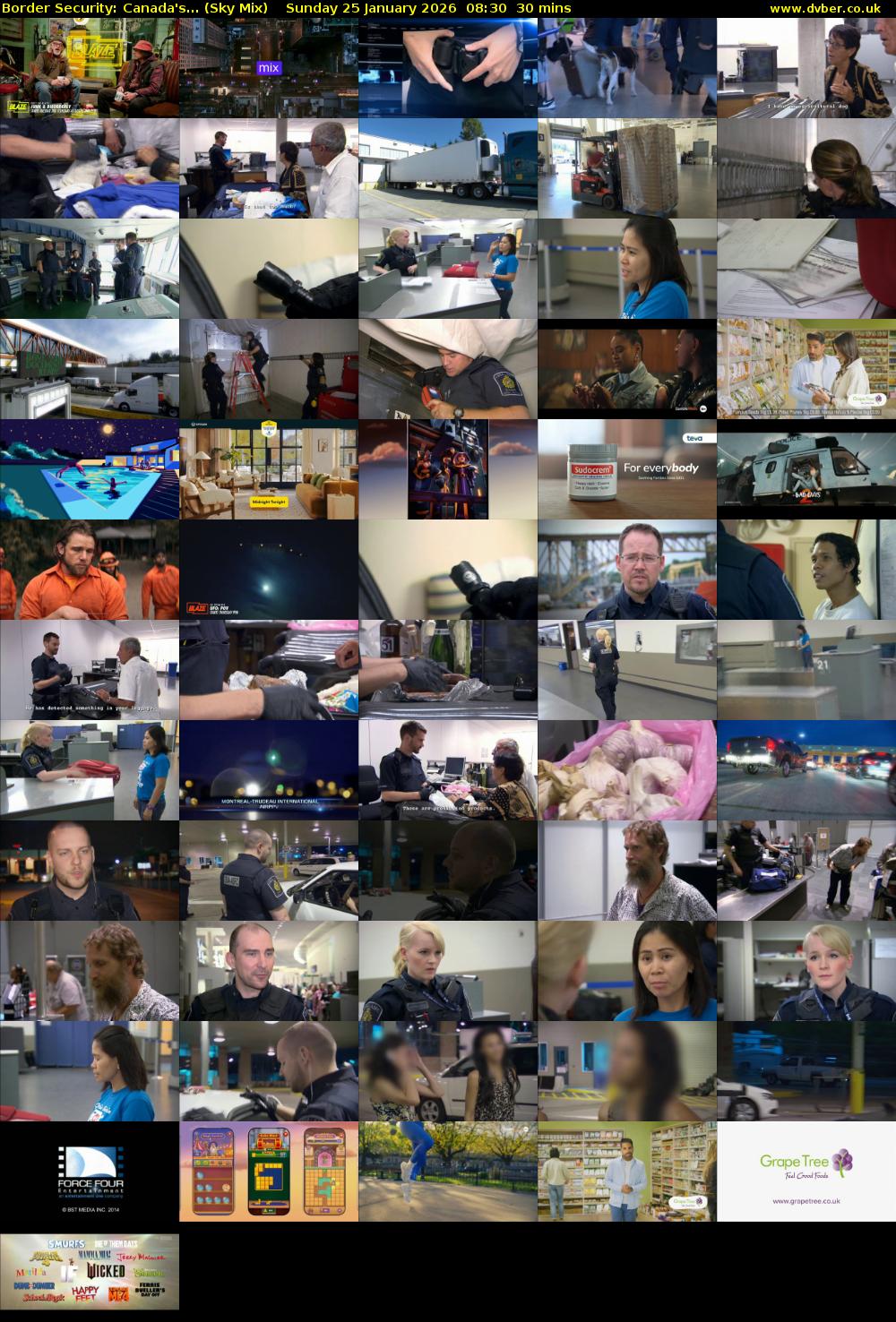 Border Security: Canada's... (Sky Mix) Sunday 25 January 2026 08:30 - 09:00