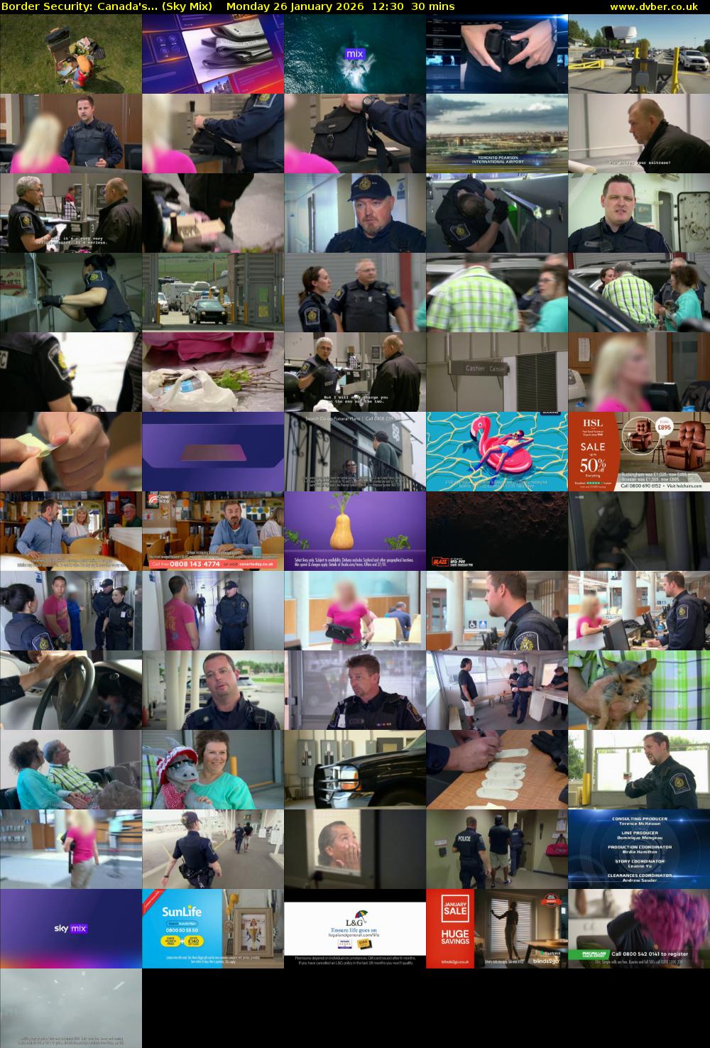Border Security: Canada's... (Sky Mix) Monday 26 January 2026 12:30 - 13:00