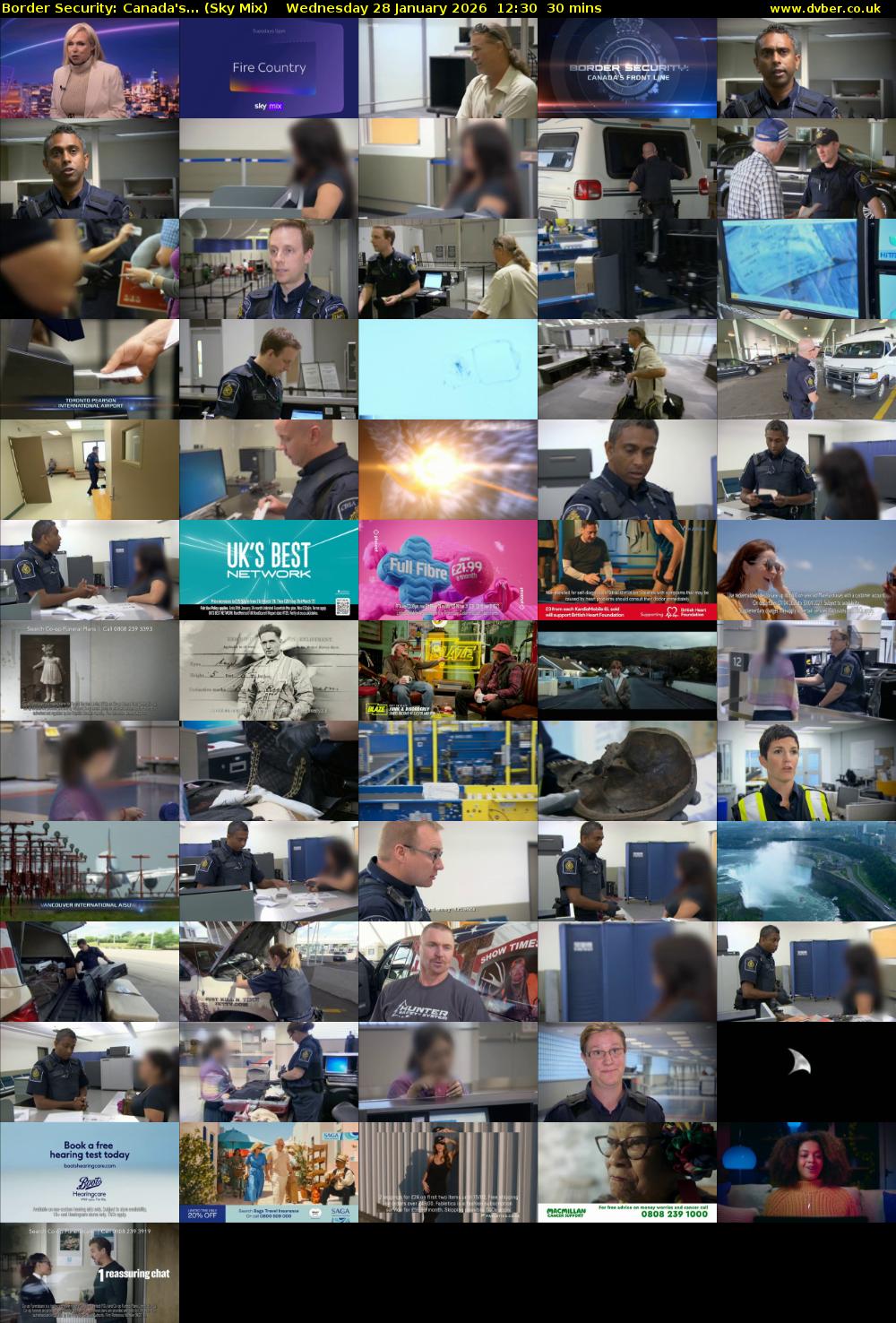 Border Security: Canada's... (Sky Mix) Wednesday 28 January 2026 12:30 - 13:00