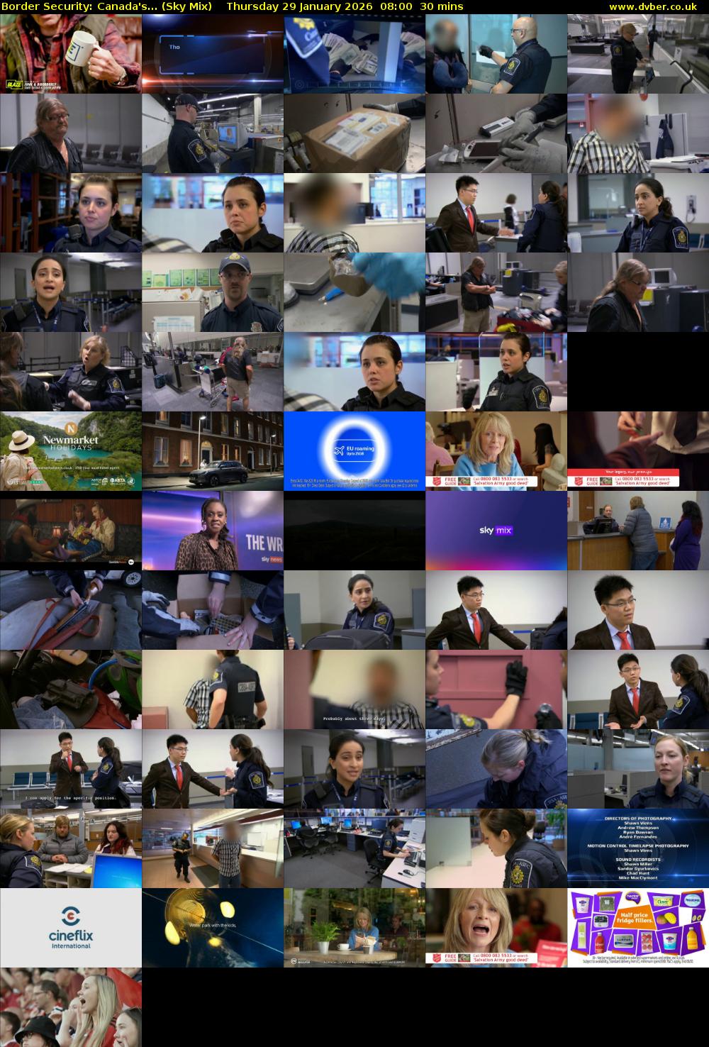Border Security: Canada's... (Sky Mix) Thursday 29 January 2026 08:00 - 08:30