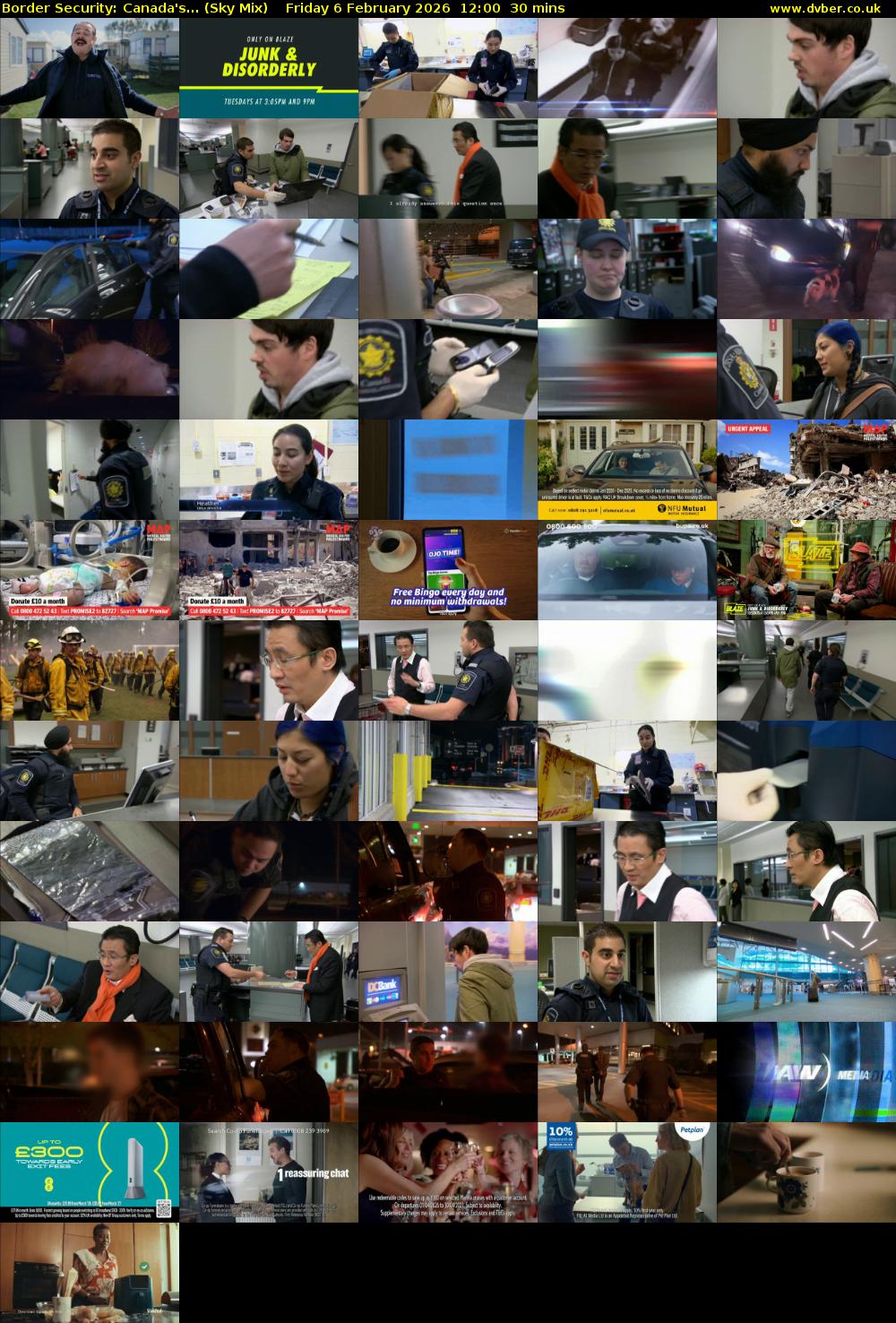 Border Security: Canada's... (Sky Mix) Friday 6 February 2026 12:00 - 12:30