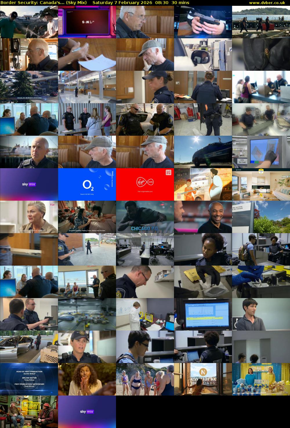 Border Security: Canada's... (Sky Mix) Saturday 7 February 2026 08:30 - 09:00