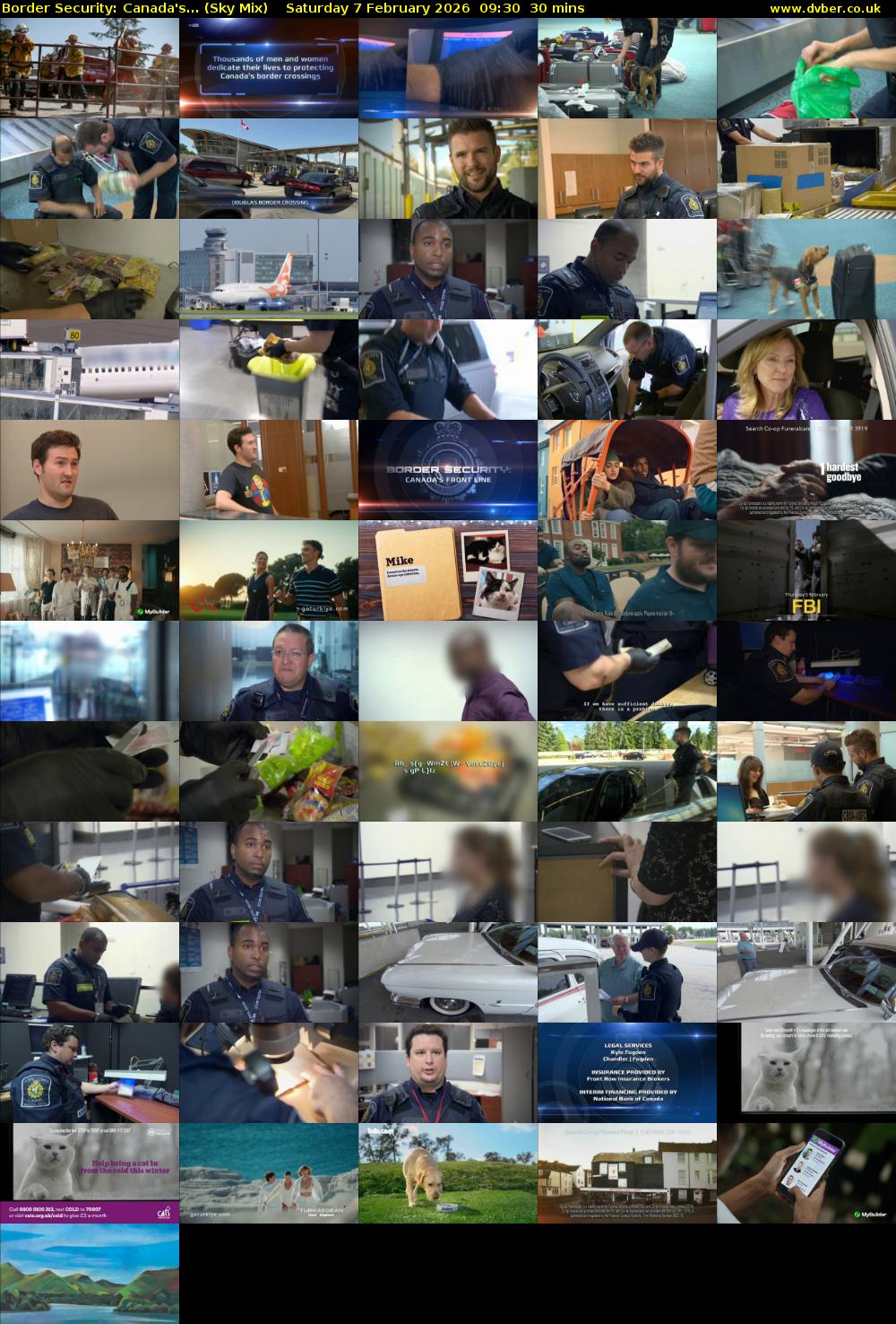 Border Security: Canada's... (Sky Mix) Saturday 7 February 2026 09:30 - 10:00