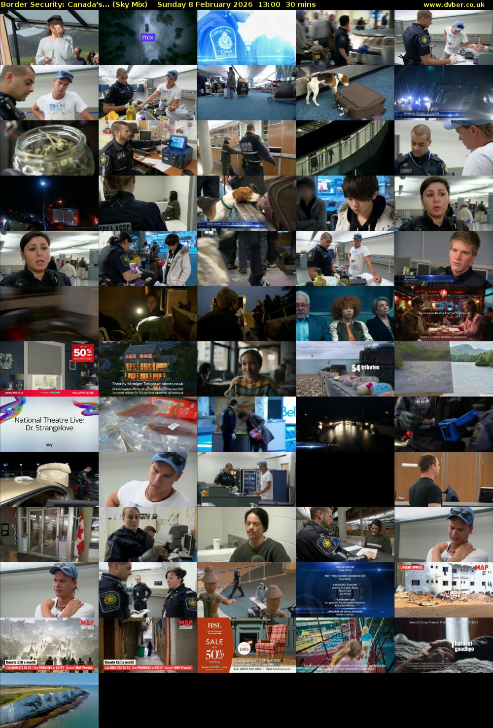 Border Security: Canada's... (Sky Mix) Sunday 8 February 2026 13:00 - 13:30