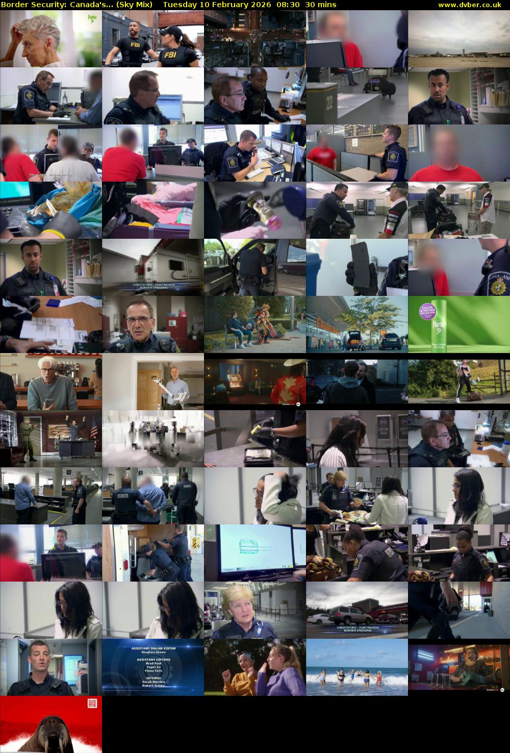 Border Security: Canada's... (Sky Mix) Tuesday 10 February 2026 08:30 - 09:00