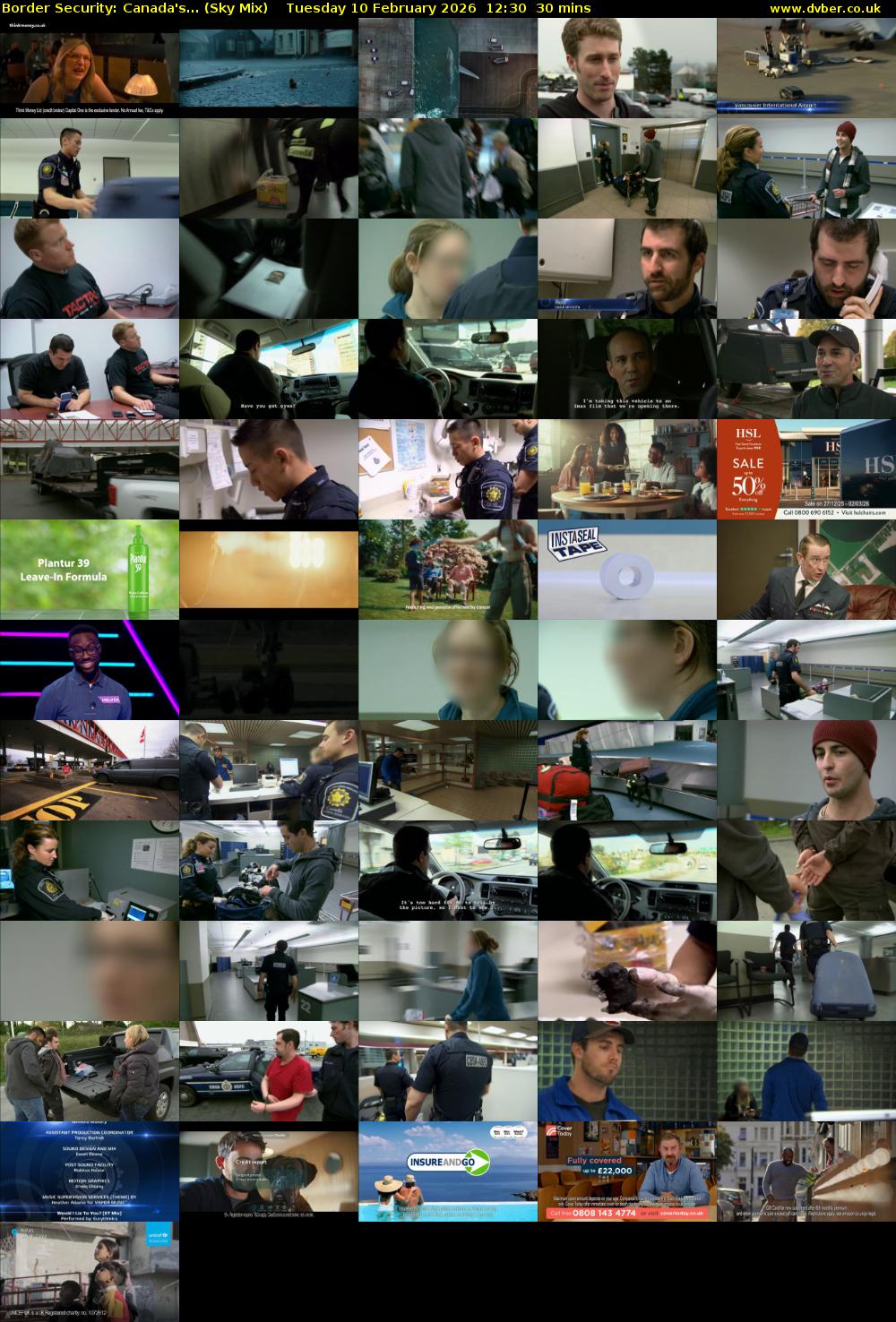 Border Security: Canada's... (Sky Mix) Tuesday 10 February 2026 12:30 - 13:00