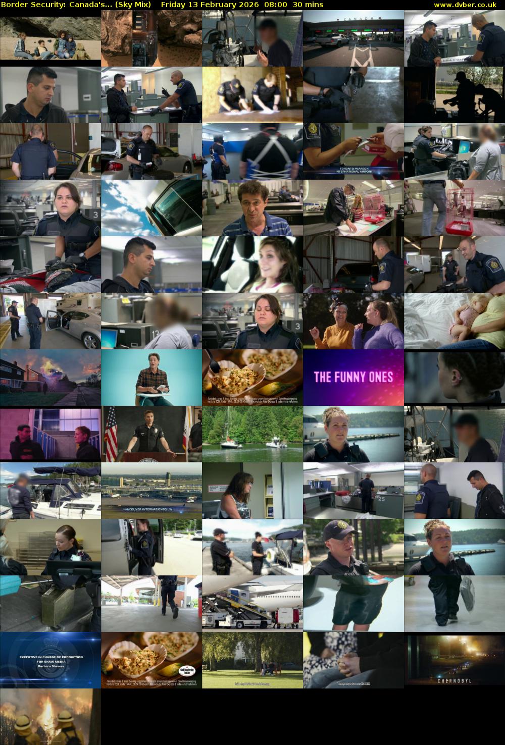 Border Security: Canada's... (Sky Mix) Friday 13 February 2026 08:00 - 08:30
