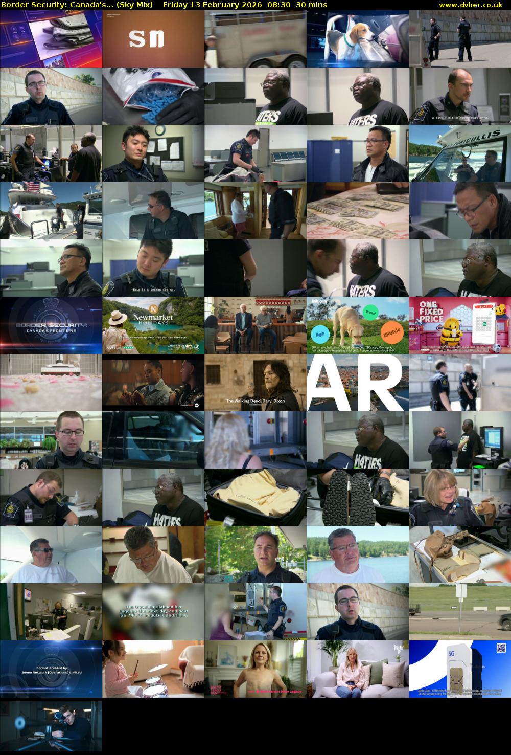 Border Security: Canada's... (Sky Mix) Friday 13 February 2026 08:30 - 09:00