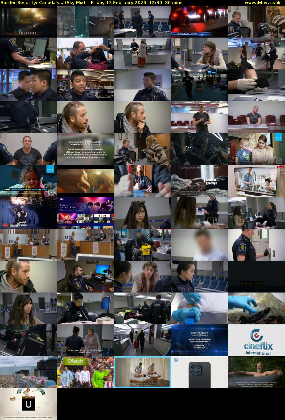 Border Security: Canada's... (Sky Mix) Friday 13 February 2026 12:30 - 13:00