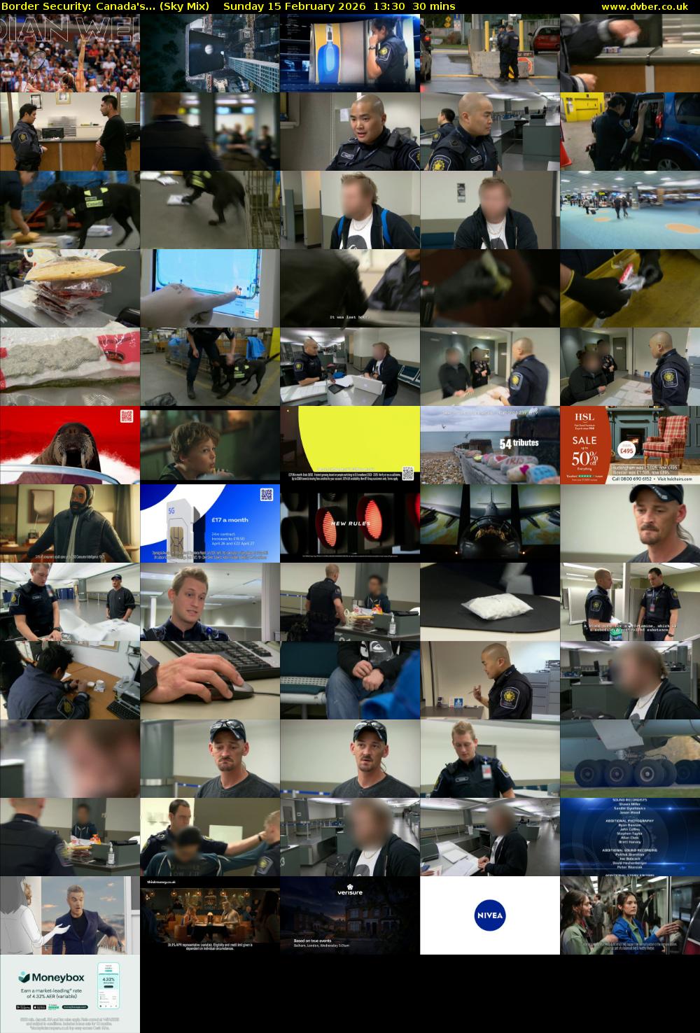 Border Security: Canada's... (Sky Mix) Sunday 15 February 2026 13:30 - 14:00