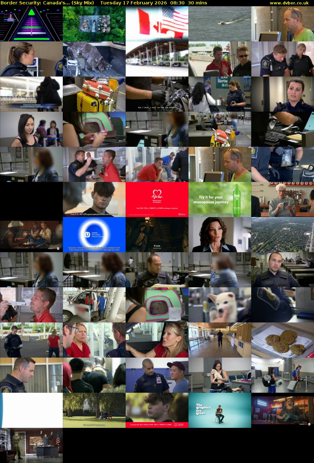 Border Security: Canada's... (Sky Mix) Tuesday 17 February 2026 08:30 - 09:00