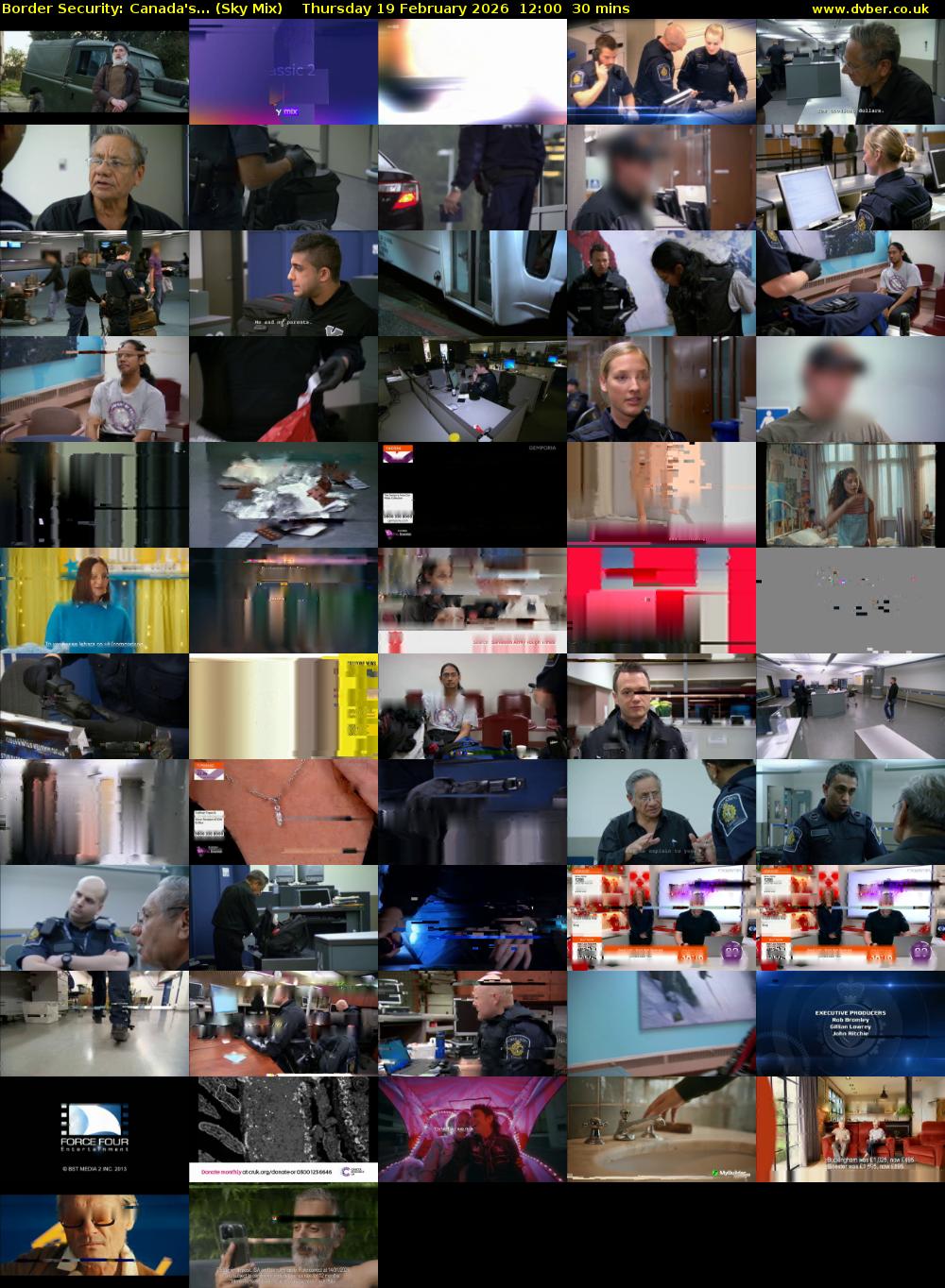 Border Security: Canada's... (Sky Mix) Thursday 19 February 2026 12:00 - 12:30