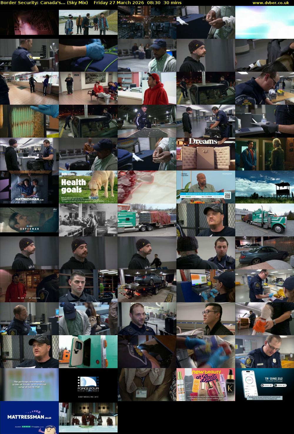 Border Security: Canada's... (Sky Mix) Friday 27 March 2026 08:30 - 09:00
