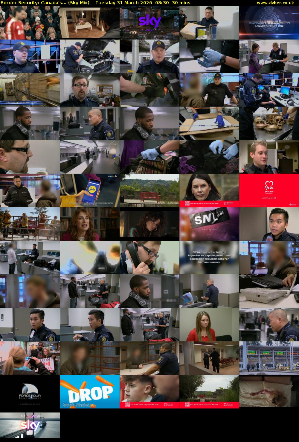 Border Security: Canada's... (Sky Mix) Tuesday 31 March 2026 08:30 - 09:00