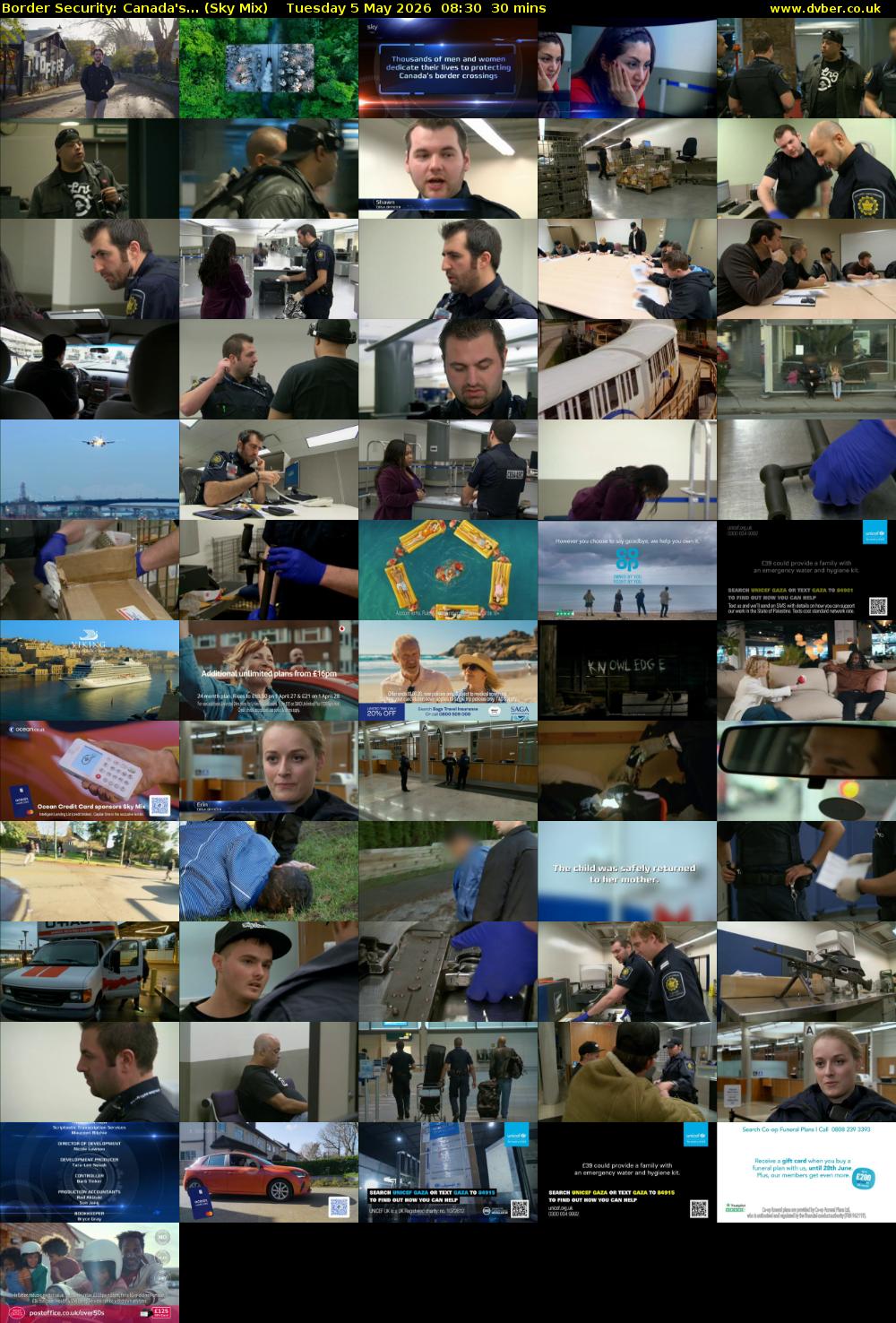 Border Security: Canada's... (Sky Mix) Tuesday 5 May 2026 08:30 - 09:00