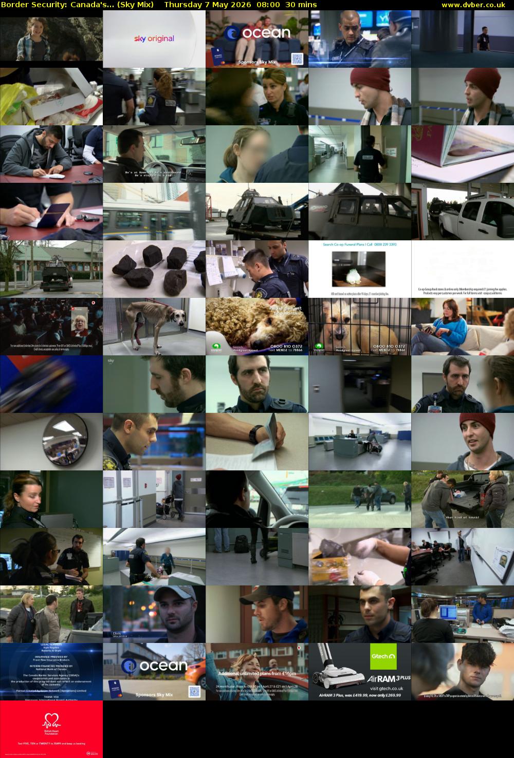 Border Security: Canada's... (Sky Mix) Thursday 7 May 2026 08:00 - 08:30
