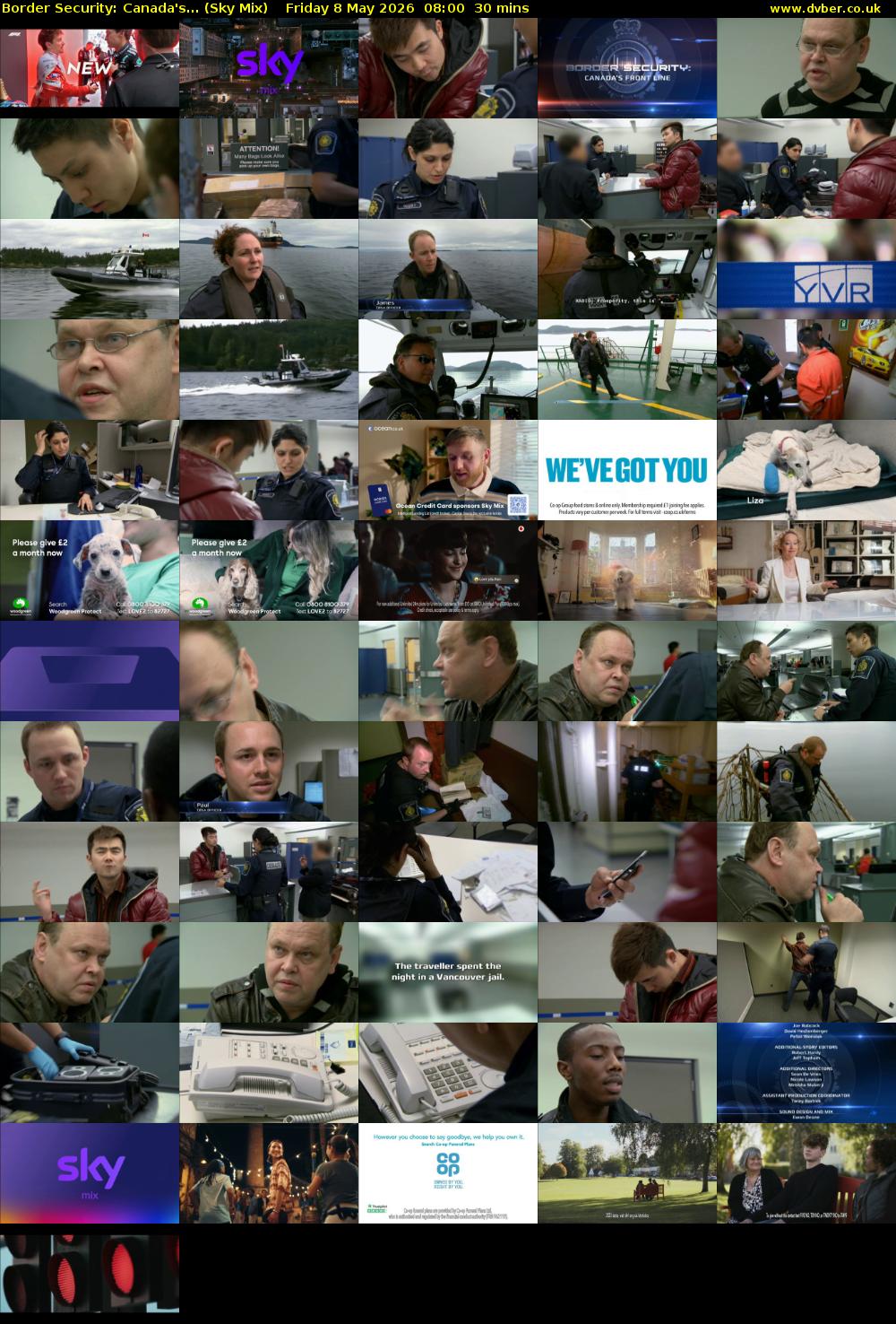 Border Security: Canada's... (Sky Mix) Friday 8 May 2026 08:00 - 08:30