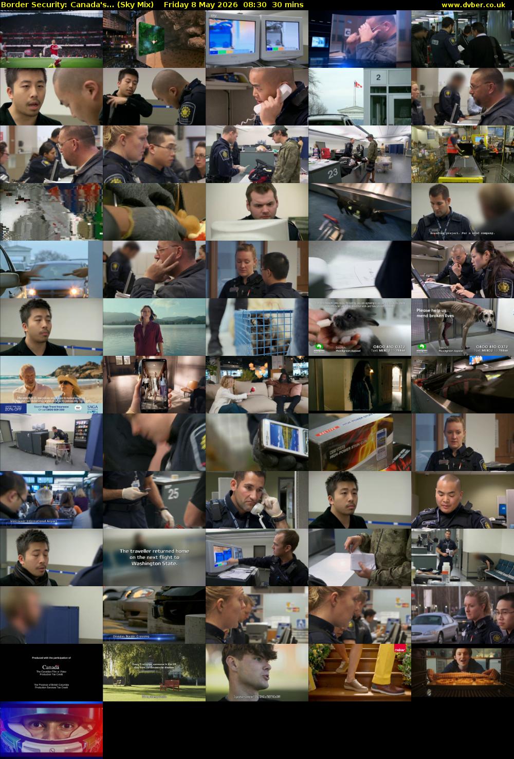Border Security: Canada's... (Sky Mix) Friday 8 May 2026 08:30 - 09:00