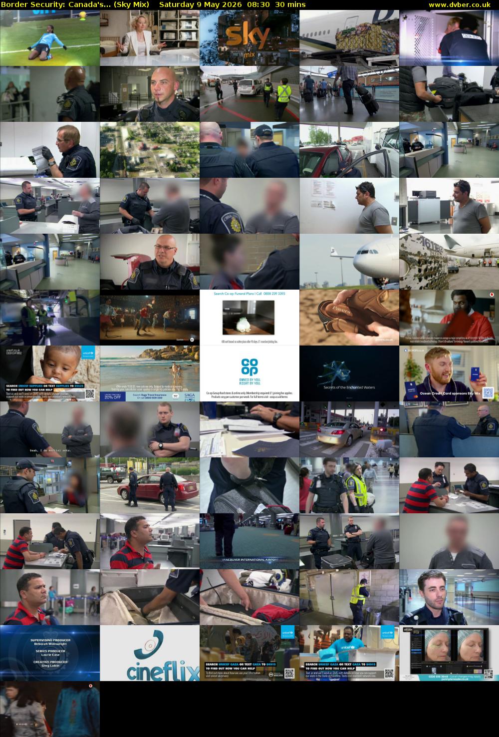 Border Security: Canada's... (Sky Mix) Saturday 9 May 2026 08:30 - 09:00