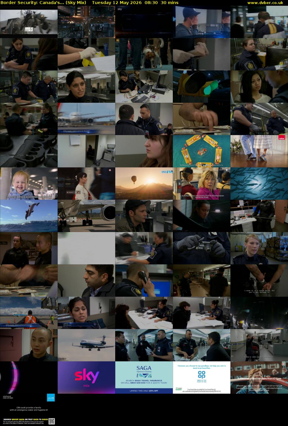 Border Security: Canada's... (Sky Mix) Tuesday 12 May 2026 08:30 - 09:00