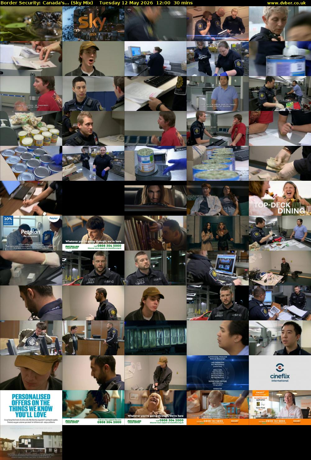Border Security: Canada's... (Sky Mix) Tuesday 12 May 2026 12:00 - 12:30