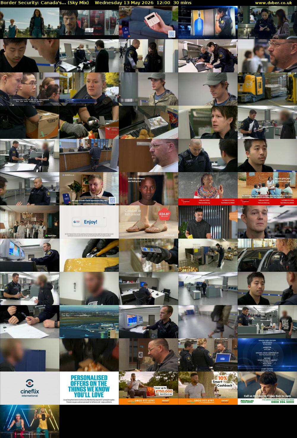 Border Security: Canada's... (Sky Mix) Wednesday 13 May 2026 12:00 - 12:30