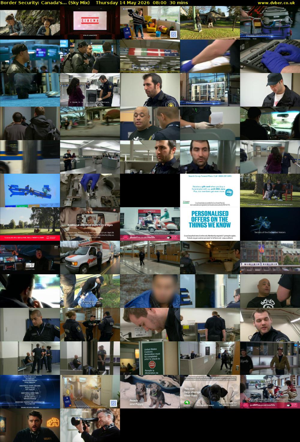 Border Security: Canada's... (Sky Mix) Thursday 14 May 2026 08:00 - 08:30