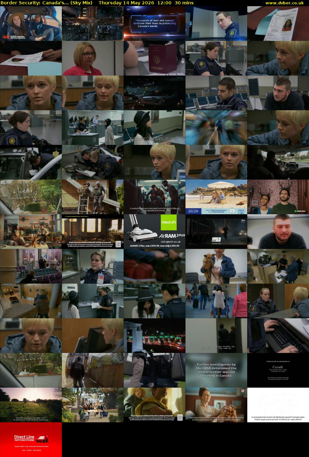 Border Security: Canada's... (Sky Mix) Thursday 14 May 2026 12:00 - 12:30