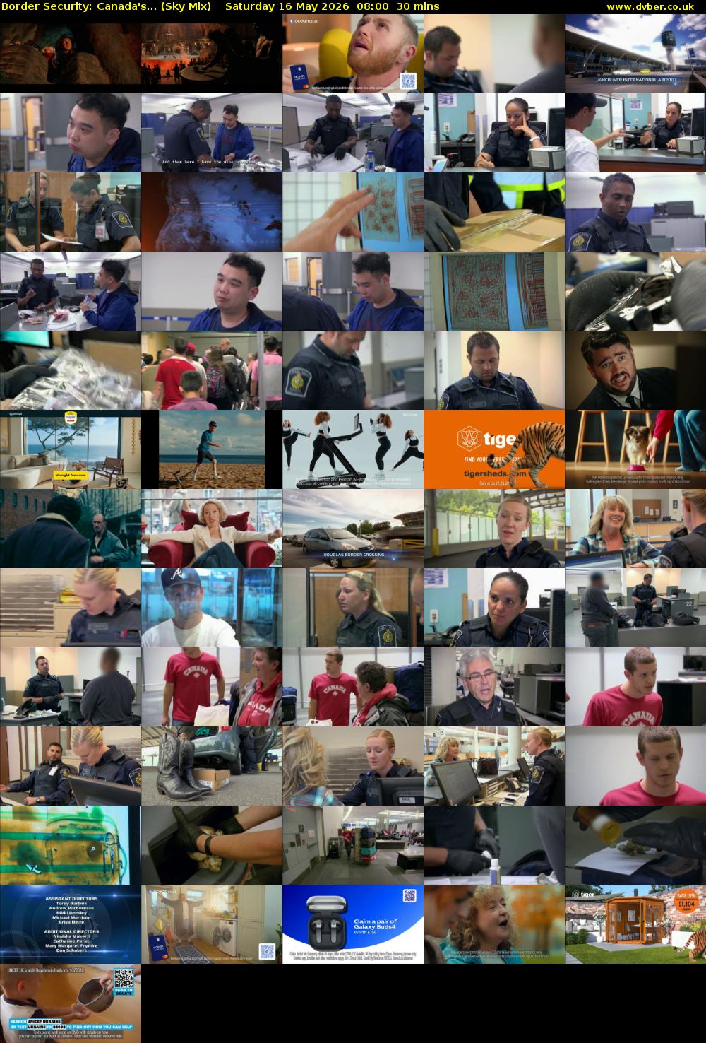Border Security: Canada's... (Sky Mix) Saturday 16 May 2026 08:00 - 08:30