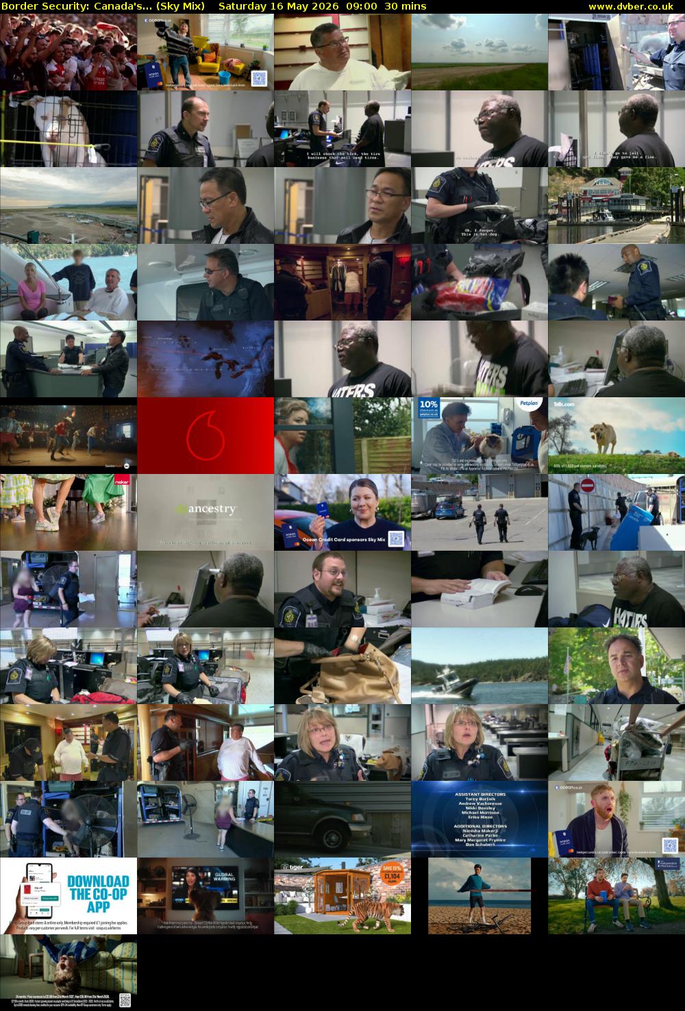 Border Security: Canada's... (Sky Mix) Saturday 16 May 2026 09:00 - 09:30