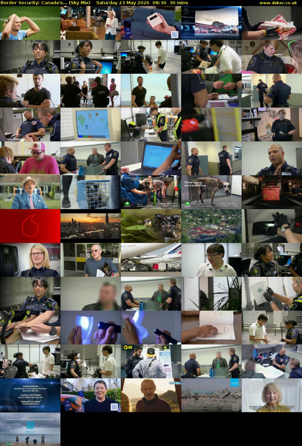 Border Security: Canada's... (Sky Mix) Saturday 23 May 2026 08:30 - 09:00