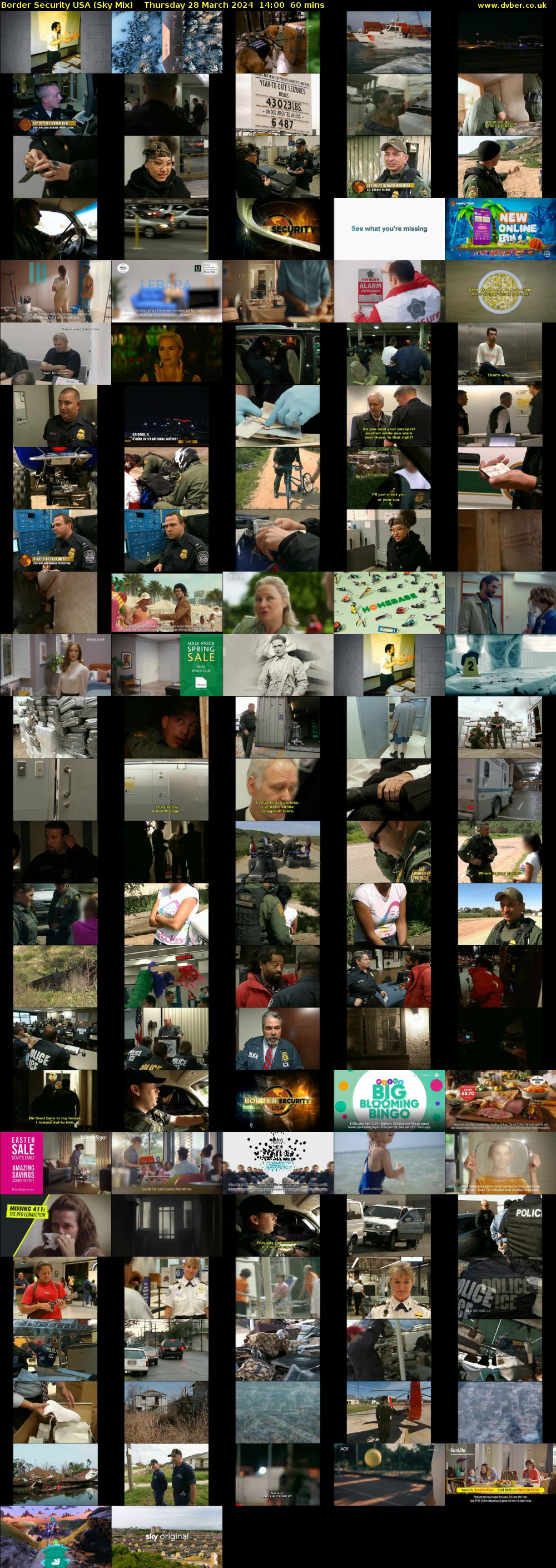 Border Security USA (Sky Mix) Thursday 28 March 2024 14:00 - 15:00
