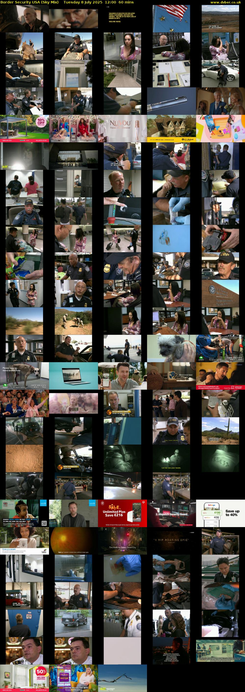 Border Security USA (Sky Mix) Tuesday 8 July 2025 12:00 - 13:00